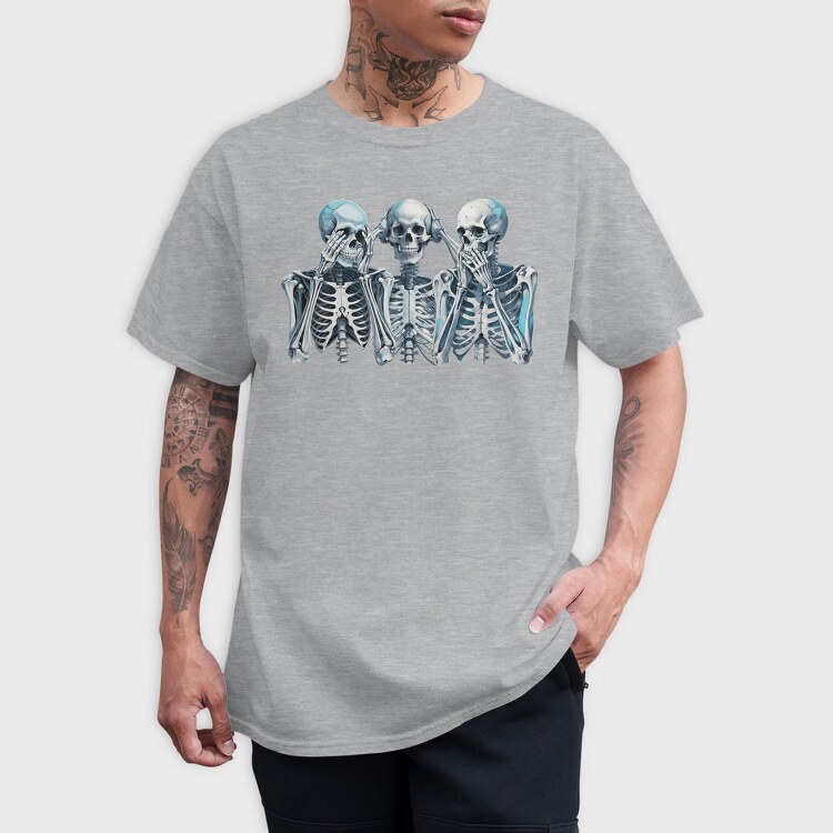 Wise Skeletons, Tricou Barbati (Unisex)