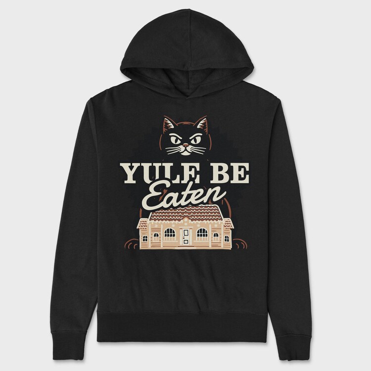 Cat Gingerbread House Ginger, Hanorac Oversize Barbati (Unisex)