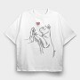 Cat Hand, Tricou Oversize Barbati (Unisex)
