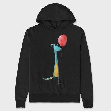 Balloon Dog Friend, Hanorac Oversize Barbati (Unisex)