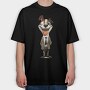 Cute Dog Suit, Tricou Oversize Barbati (Unisex)