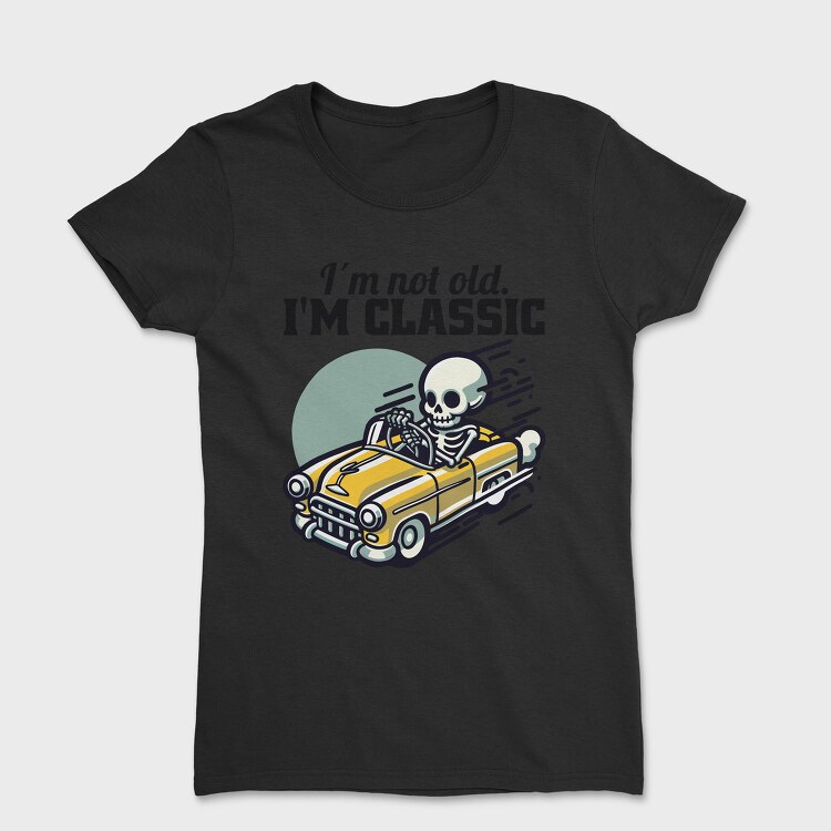 Classic Skeleton Car, Tricou Femei