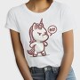 Grumpy Denial Unicorn No, Tricou Femei