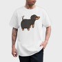 Dachshund Dog, Tricou Barbati (Unisex)