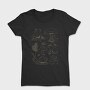 Handrawn Frogs Mushrooms, Tricou Femei