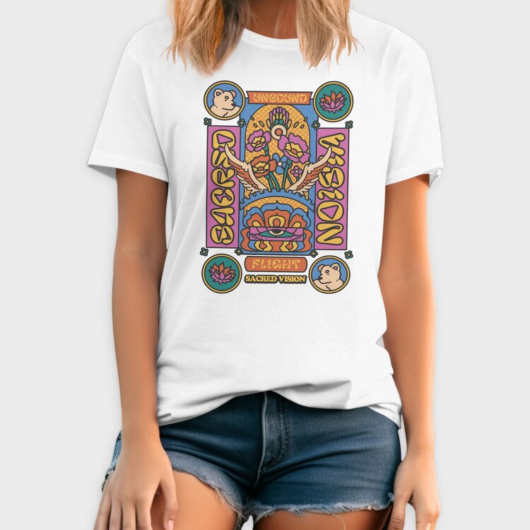 Sacred Vision Maximalism, Tricou Barbati (Unisex)