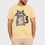 Grumpy Raccoon Coffee, Tricou Barbati (Unisex)
