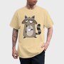 Grumpy Raccoon Coffee, Tricou Barbati (Unisex)