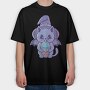 Witch Cat Bat, Tricou Oversize Barbati (Unisex)