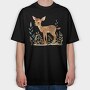 Bambi Forest Animal, Tricou Oversize Barbati (Unisex)