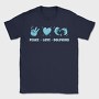 Heart Dolphin, Tricou Barbati (Unisex)