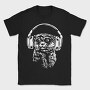 Headphones Meerkat, Tricou Barbati (Unisex)