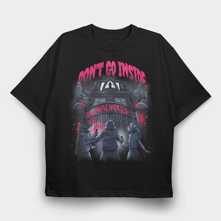 Haunted Asylum, Tricou Oversize Barbati (Unisex)