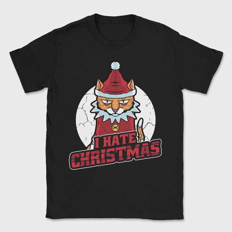 Hate Christmas, Tricou Barbati (Unisex)