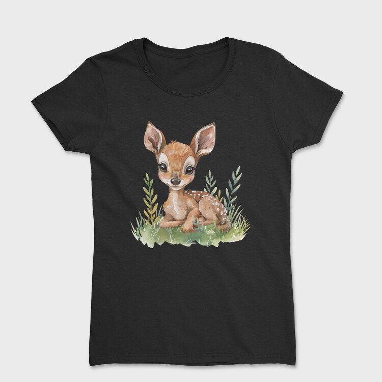 Bambi In Forest, Tricou Femei