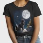 Cat Gazing At The Moon, Tricou Femei