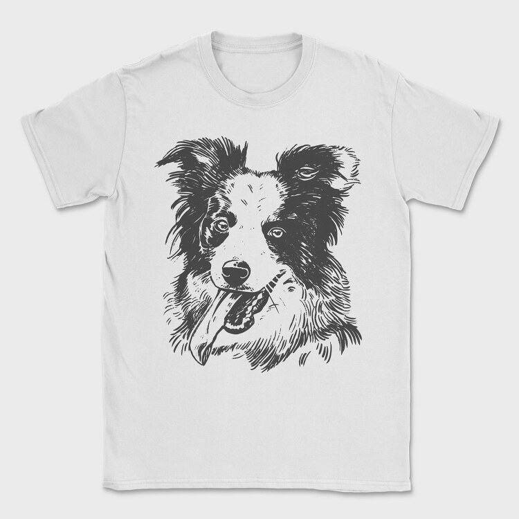 Happy Collie, Tricou Barbati (Unisex)