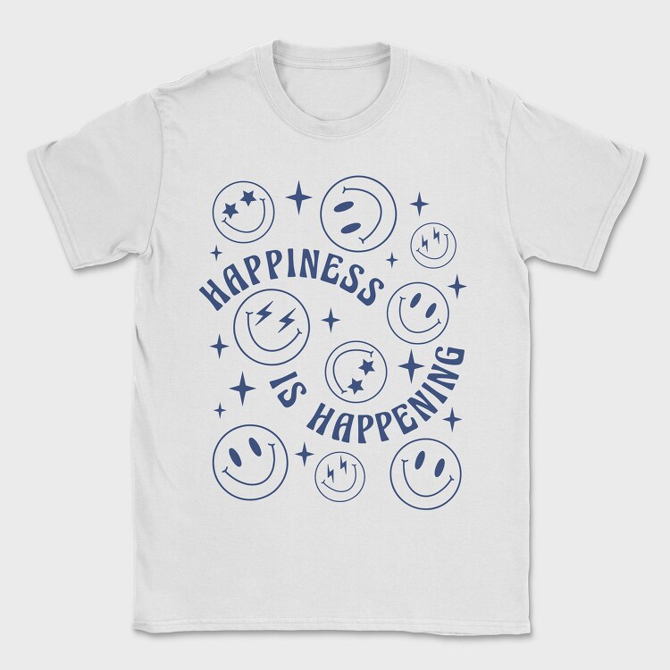 Happiness Happening, Tricou Barbati (Unisex)