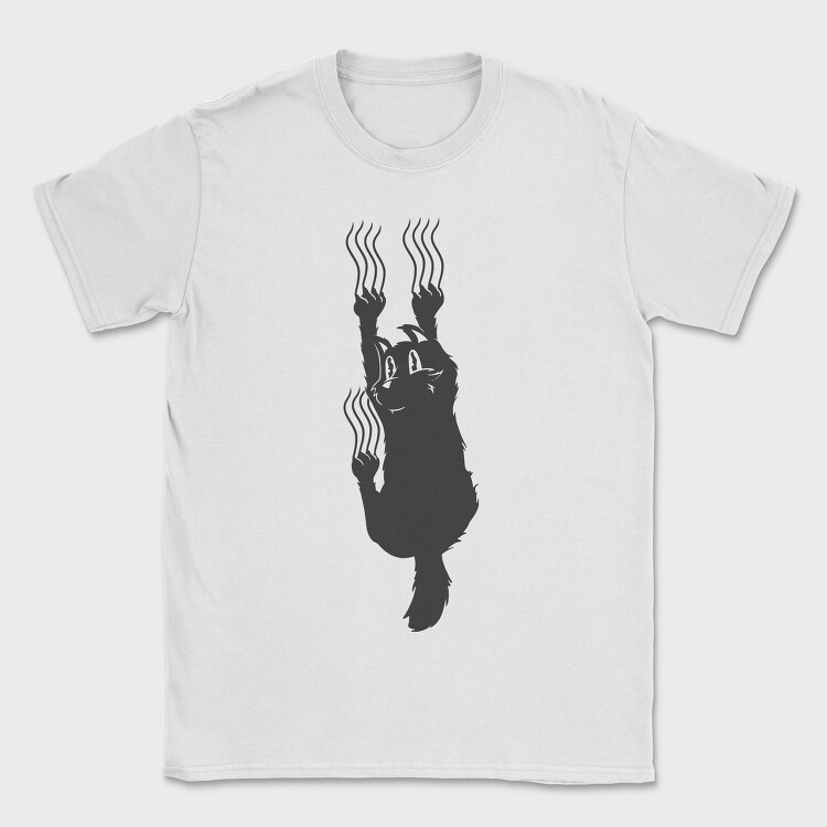 Hanging Cat, Tricou Barbati (Unisex)