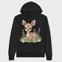 Bambi In Forest, Hanorac Oversize Barbati (Unisex)