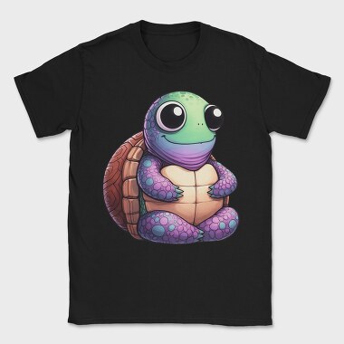 Cute Turtle Smile, Tricou Barbati (Unisex)