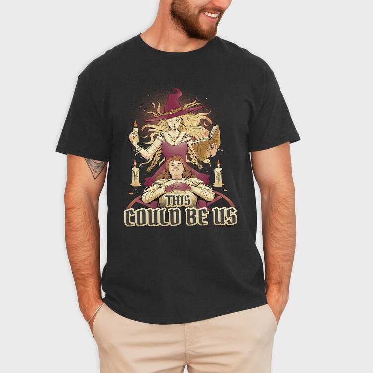 Witch Couple Ritual, Tricou Barbati (Unisex)