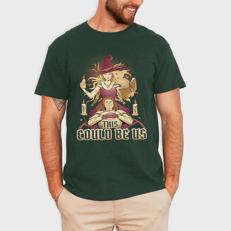 Witch Couple Ritual, Tricou Barbati (Unisex)