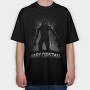 Hairy Christmas Bigfoot, Tricou Oversize Barbati (Unisex)