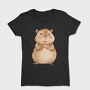 Cute Hamster Praying, Tricou Femei