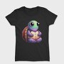 Cute Turtle Smile, Tricou Femei