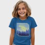 Aurora Borealis Landscape Winter Forests, Tricou Copii