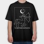 Sagittarius Zodiac Constellation, Tricou Oversize Barbati (Unisex)