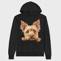 Australian Terrier Peeking, Hanorac Oversize Barbati (Unisex)