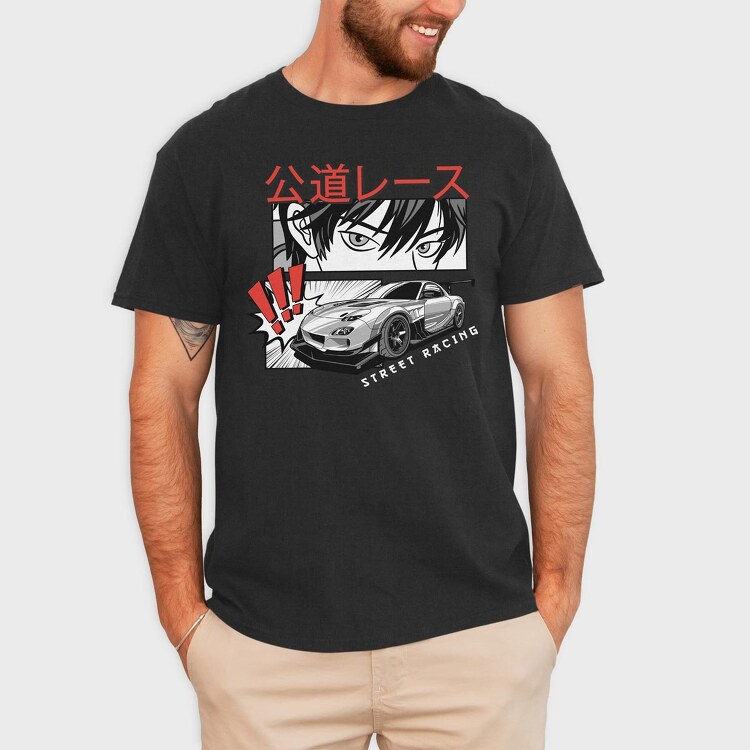Rx 7 Japan, Tricou Barbati (Unisex)