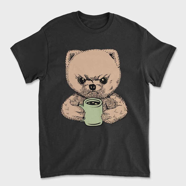 Angry Pomeranian, Tricou Barbati (Unisex)