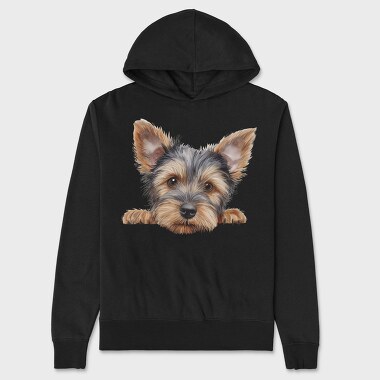 Australian Terrier Peep, Hanorac Oversize Barbati (Unisex)