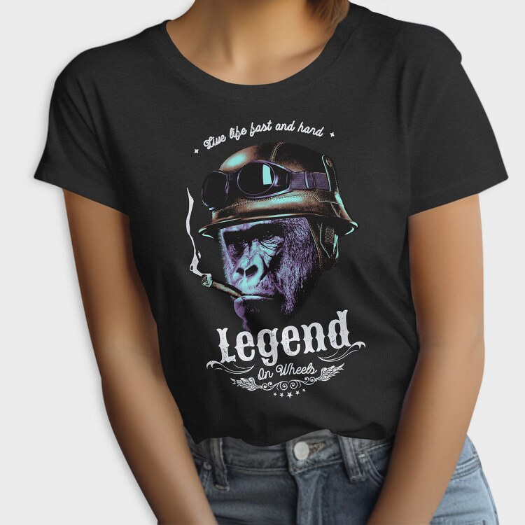 Aviator Gorilla Vintage Legend, Tricou Femei