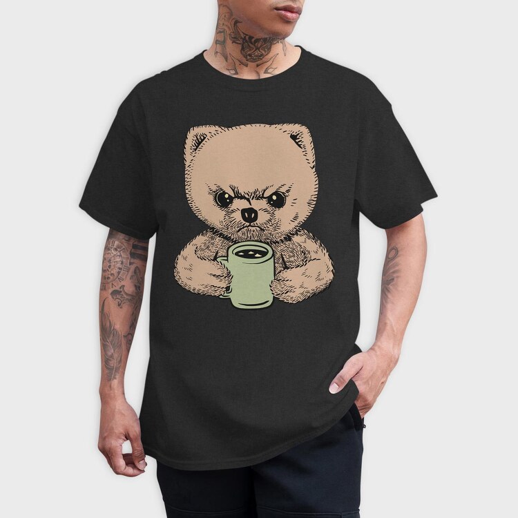 Angry Pomeranian, Tricou Barbati (Unisex)