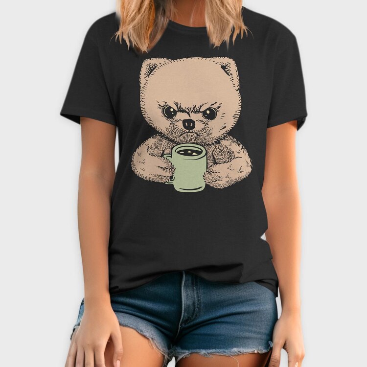 Angry Pomeranian, Tricou Barbati (Unisex)