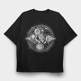 Universe Clock, Tricou Oversize Barbati (Unisex)