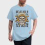 Sailor Skull Captain Illustration, Tricou Barbati (Unisex)