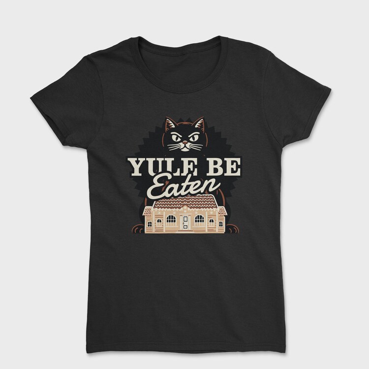 Cat Gingerbread House Ginger, Tricou Femei