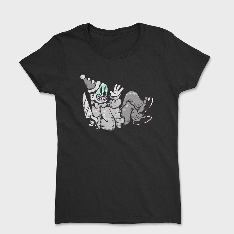 Halloween Retro Cartoon Character, Tricou Femei