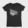 Halloween Retro Cartoon Character, Tricou Femei