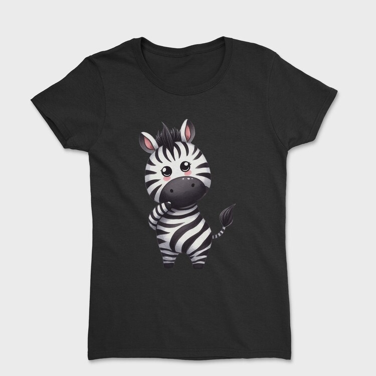 Baby Zebra Stripe, Tricou Femei