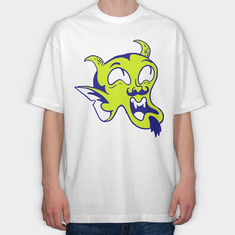 Halloween Vampire, Tricou Oversize Barbati (Unisex)