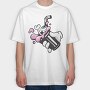 Halloween Retro Cartoon Character 6, Tricou Oversize Barbati (Unisex)