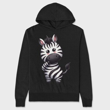 Baby Zebra Stripe, Hanorac Oversize Barbati (Unisex)