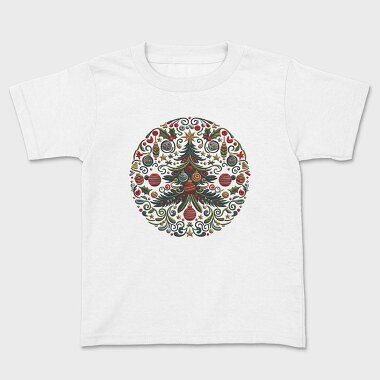 Decorative Christmas Tree Wreath, Tricou Copii