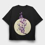 Sakura Cherry Blossom 001, Tricou Oversize Barbati (Unisex)